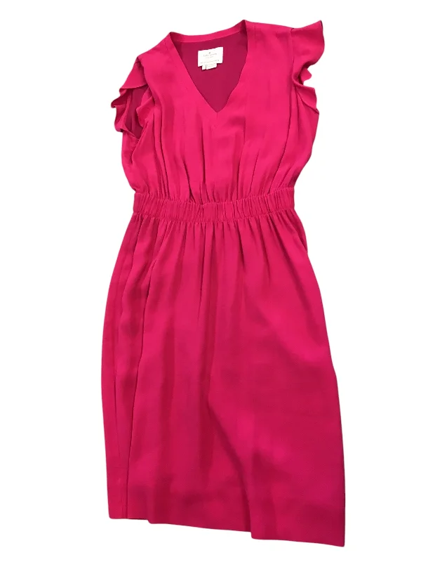 Dress Casual Midi By Kate Spade In Pink, Size: S