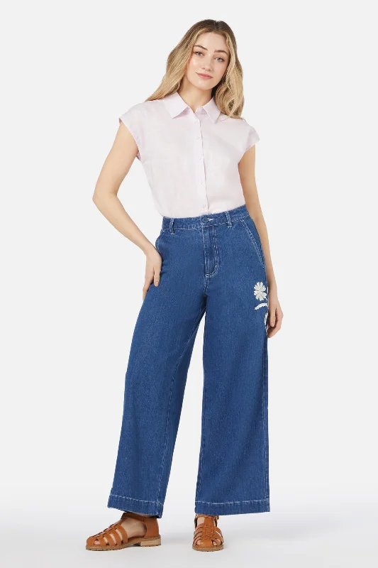 Irene Embroidered Jean